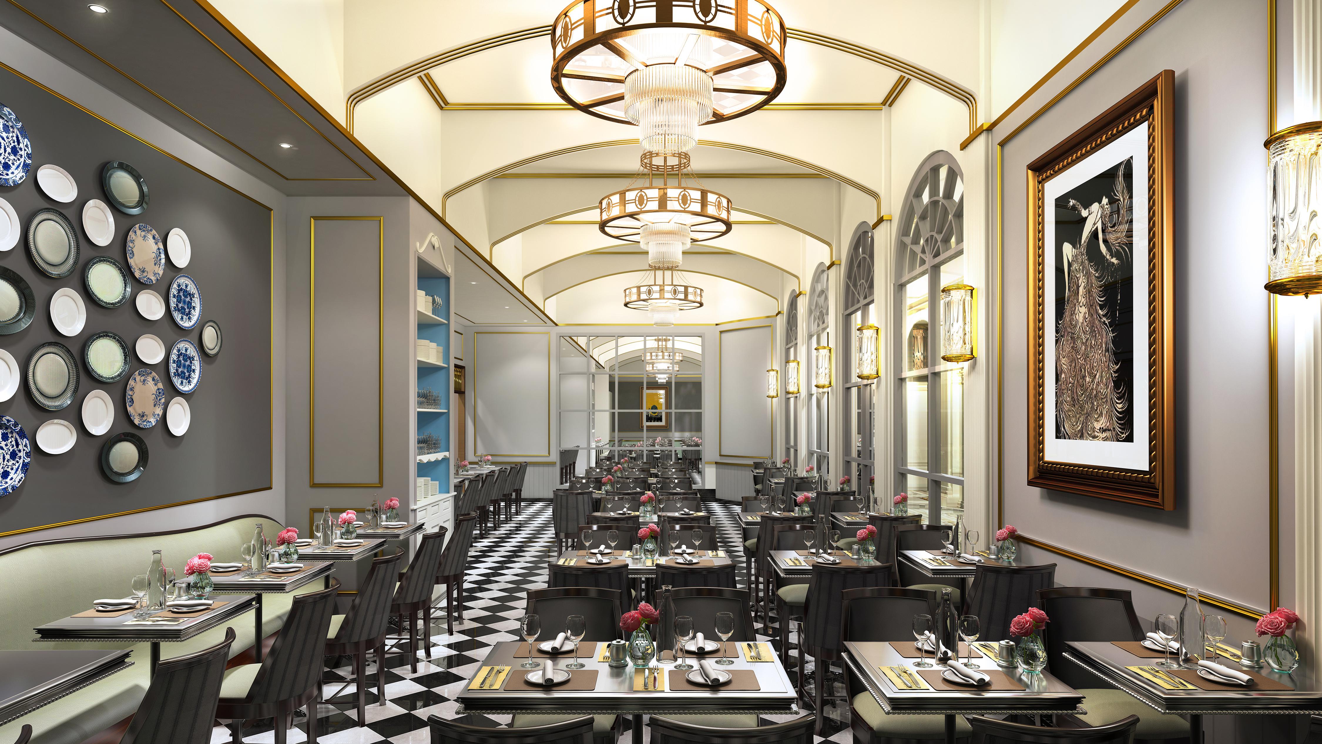Hotel The Parisian Macao Exterior foto The interior of the restaurant